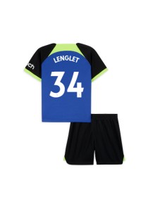 Tottenham Hotspur Clement Lenglet #34 Babyklær Borte Fotballdrakt til barn 2022-23 Korte ermer (+ Korte bukser)